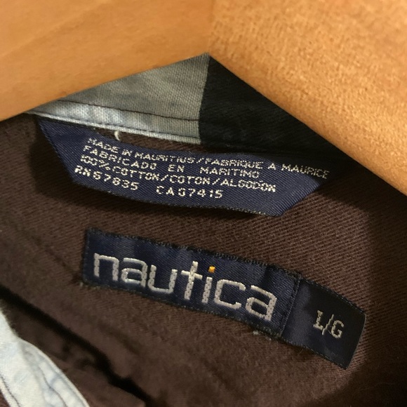 Vintage Plum Nautica Button Down Shirt - Picture 5 of 5